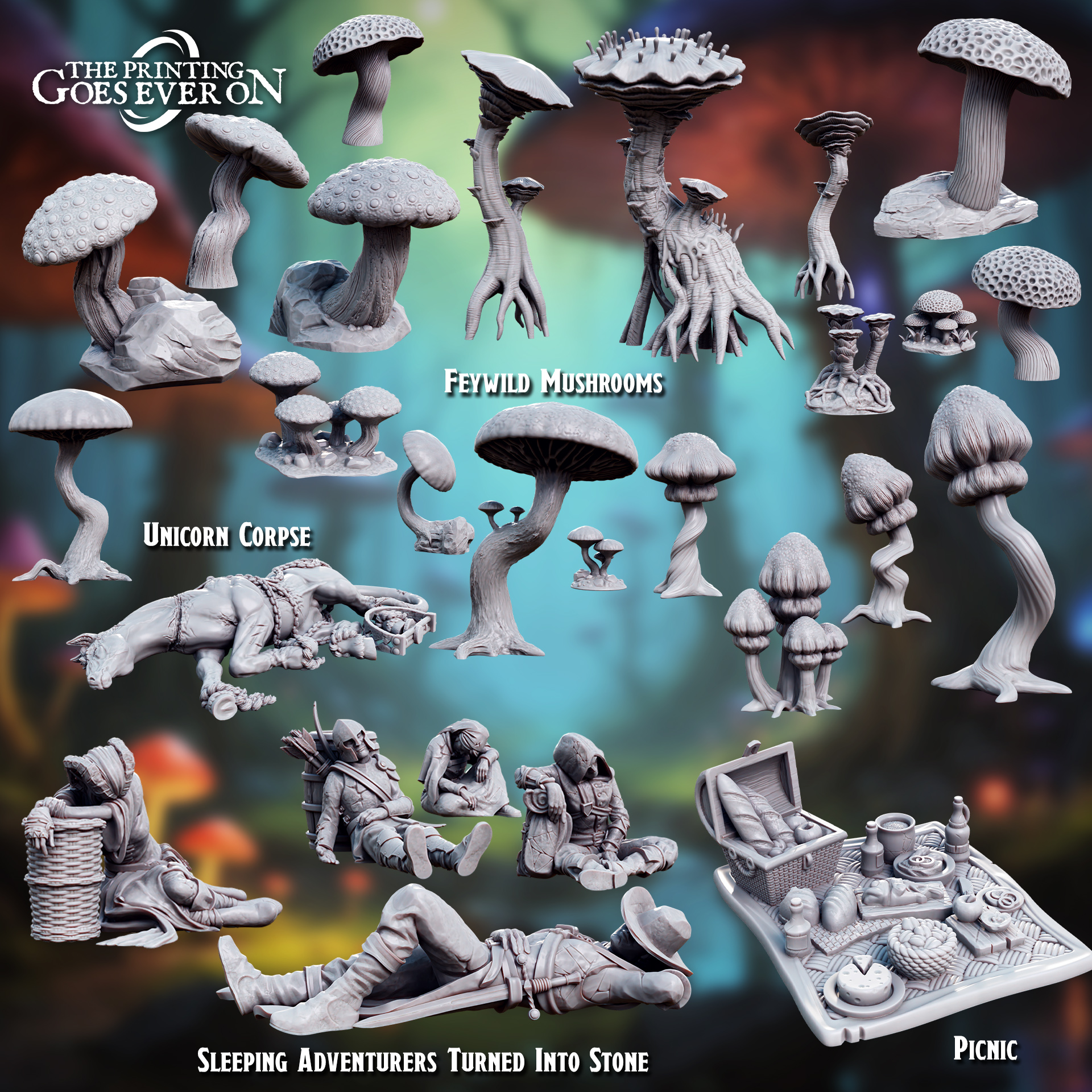 Scatter Terrain Props - Lullaby of Stones - Presupported
